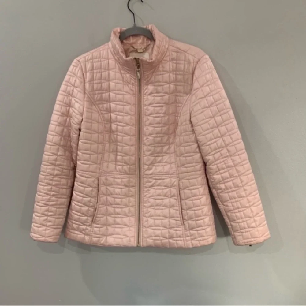 ✅ Kate Spade Quilted Jacket in Orchid Pink